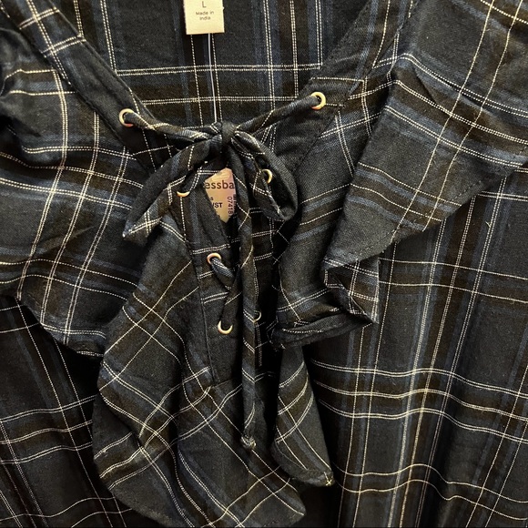 Navy blue Plaid shirt - Picture 4 of 7